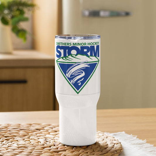 Smithers StormTravel mug with a handle